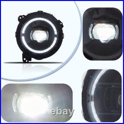 For Jeep Wrangler JL / Gladiator 2018-2024 VLAND Headlights FULL LED withAnimation