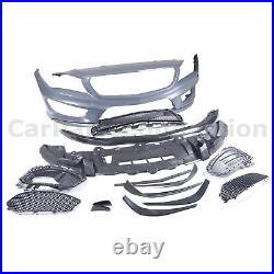Front Bumper Cover Assembly CLA45 Style For Mercedes C117 CLA-Class 2014-2016