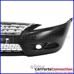 Front Bumper Cover Conversion Grille For Nissan Sentra 2013-2015 JDM Style Sedan