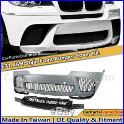 Front Bumper Cover Conversion Kit X6M Performance Style For BMW X6 2008-2014 E71