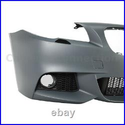 Front Bumper Cover Gray M Sport Style Kit For 11-13 BMW 5 Series F10 Without PDC