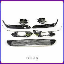 Front Bumper Cover Kit C32 Style For Mercedes C-Class Sedan W203 2001-2007