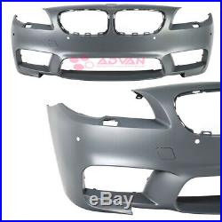 Front Bumper Cover Kit M5 Style With PDC Holes For BMW 5-Series 11-16 F10 Sedan