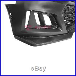 Front Bumper Cover with Badgeless Grille For 16-18 Camaro ZL1 Style Upper Insert