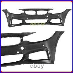 Front Bumper Lip Performance Style For 14-20 BMW F32 F33 F36 4-Series PDC Holes