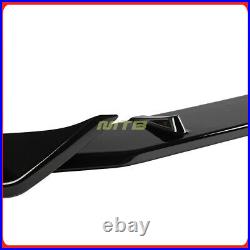 Front Bumper Lip Spoiler For Infiniti QX50 19-20+ Gloss Black Lower Insert