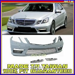 Front Bumper Lower Grille With PDC Hoels For Benz E-Class 10-13 W212 E63 Style