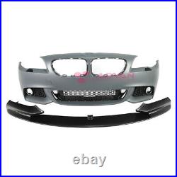 Front Bumper M Sport Style M-Performance Lip Kit For BMW 5-Series 11-13 F10