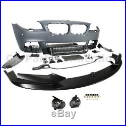 Front Bumper M Sport Style M-Performance Lip PDC For BMW 5-Series 11-13 F10