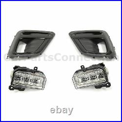 Front Bumper Sport Style Left Right LED Fog Lights For Subaru Forester 19-21+