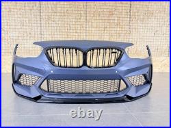Front Bumper With Splitter Conversion M2c Look For Bmw 1 Series F20 F21 2015-19