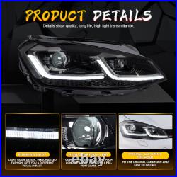 Full LED Double Beam Projector Headlight WithDRL For VW Golf VII MK7 2013-2016 Full LED Double Beam Projector Headlight WithDRL For VW Golf VII MK7 2013-2016