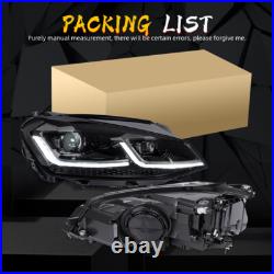 Full LED Double Beam Projector Headlight WithDRL For VW Golf VII MK7 2013-2016 Full LED Double Beam Projector Headlight WithDRL For VW Golf VII MK7 2013-2016
