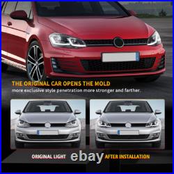 Full LED Double Beam Projector Headlight WithDRL For VW Golf VII MK7 2013-2016 Full LED Double Beam Projector Headlight WithDRL For VW Golf VII MK7 2013-2016
