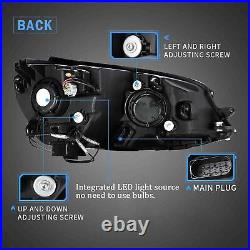 Full LED Dual Beam Projector Headlights WithDRL for VW Golf VII MK7 2013-2017 Pair