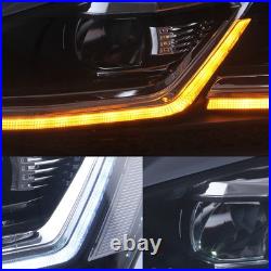 Full LED Dual Beam Projector Headlights WithDRL for VW Golf VII MK7 2013-2017 Pair Full LED Dual Beam Projector Headlights WithDRL for VW Golf VII MK7 2013-2017 Pair