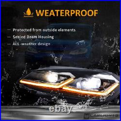 Full-LED Dual Beam Projector Headlights WithDRL for VW Golf VII MK7 2013-2017 Pair Full-LED Dual Beam Projector Headlights WithDRL for VW Golf VII MK7 2013-2017 Pair