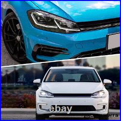 Full-LED Dual Beam Projector Headlights WithDRL for VW Golf VII MK7 2013-2017 Pair Full-LED Dual Beam Projector Headlights WithDRL for VW Golf VII MK7 2013-2017 Pair