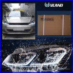Full LED Dual Beam Projector Headlights WithDRL for VW Golf VII MK7 2013-2017 Pair Full LED Dual Beam Projector Headlights WithDRL for VW Golf VII MK7 2013-2017 Pair
