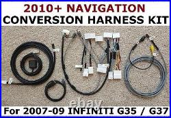 G35 / G37 Navigation Harness Adapter Kit Upgrade 2007-09 Cars to 2010-2015 NAV