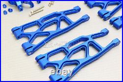 GPM For Traxxas X-Maxx METAL UPGRADE SET Arms, Knuckles, Hubs #TXM100 -BLUE