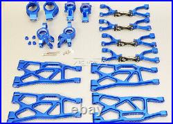 GPM For Traxxas X-Maxx METAL UPGRADE SET Arms, Knuckles, Hubs #TXM100 -GREEN