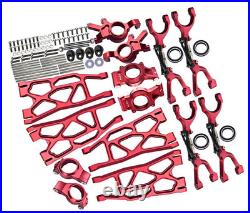 GPM For Traxxas X-Maxx METAL UPGRADE SET Arms, Knuckles, Hubs #TXM100 -ORANGE