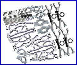 GPM For Traxxas X-Maxx METAL UPGRADE SET Arms, Knuckles, Hubs #TXM100 -SILVER