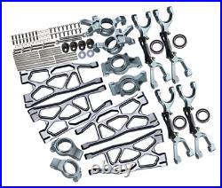 GPM For Traxxas X-Maxx METAL UPGRADE SET Arms, Knuckles, Hubs #TXM100 -SILVER