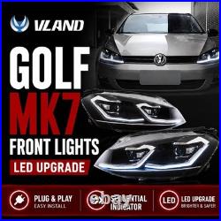 GTD GTI R STYLE LED Headlights For VW Golf 7 MK 2013-2017 Upgrade LED Light Set