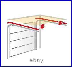 Garage Door Low Headroom Conversion Kit EZ-Set Torsion Spring System Steel Frame