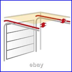 Garage Door Low Headroom Conversion Kit EZ-Set Torsion Spring System Steel Frame