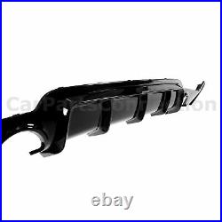 Glossy Black Rear Bumper Diffuser For BMW 4 Series 14-19 F32 F33 F36 MP Style