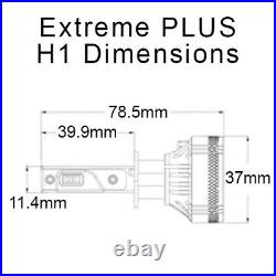 H1 LED Conversion Kit Bulb Upgrades Extreme PLUS PRO 10,000 Lumen