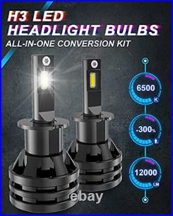 H3 Led Headlight Bulbs Mini Design Upgraded Chips Extremely Bright 12000 H3 Led Headlight Bulbs Mini Design Upgraded Chips Extremely Bright 12000
