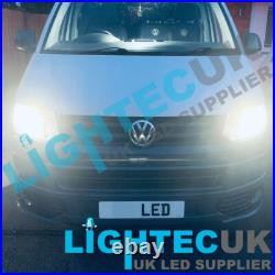 H4 Lightec T5 Slim Compact Fanless Led Conversion Car Headlight Bulbs Kit 6000k