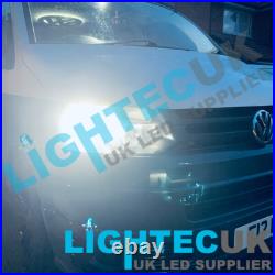 H4 Lightec T5 Slim Compact Fanless Led Conversion Car Headlight Bulbs Kit 6000k