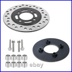 Hydraulic Brake Conversion Kit for Mini Bikes Drum to Disc Upgrade, 4 Hole