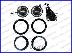 LED Headlight Conversion Kit Complete with fitting & Wiring For Jeep Willys GPW