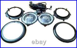 LED Headlight Conversion Kit Complete with fitting & Wiring For Jeep Willys GPW