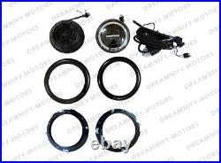 LED Headlight Conversion Kit Complete with fitting & Wiring For Jeep Willys GPW