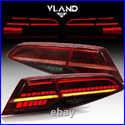 LED Red Tail Lights For VW Golf 7 MK7/ 7.5 2013-2019 Rear Lights WithSequential