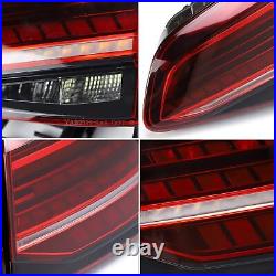 LED Red Tail Lights For VW Golf 7 MK7/ 7.5 2013-2019 Rear Lights WithSequential