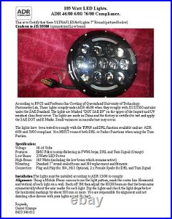 LED head light conversion kit 7 inch ROUND 210W Total upgrade