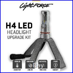 Lightforce LED Headlight H4 Bulbs 4000K Upgrade Conversion Kit
