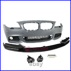 M-Performance Style Front Lip Bumper PDC M Sport For 11-13 BMW 5 Series F10