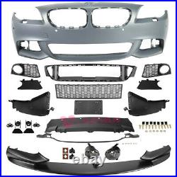 M-Performance Style Front Lip Bumper PDC M Sport For 11-13 BMW 5 Series F10