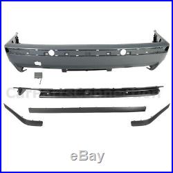 M3 Style Rear Bumper Cover Impact Strip Diffuser Kit For BMW 3 Series 92-98 E36