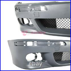 M5 Style Front Bumper Cover Kit For BMW 5 Series E39 97-03 With Washer Holes