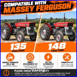 Massey Ferguson 148 Dynamo to Alternator Conversion Kit 12V Tractor Upgrade